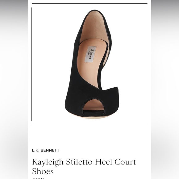 L.K. BENNETT
Kayleigh Stiletto Heel Court
Shoes size 38 eu - Picture 9 of 10